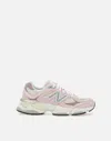 New Balance '9060' Pink Sneaker With Side Logo And Chunky Sole In Pink