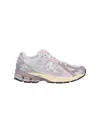 New Balance Pink Low Top Sneakers With Logo Patch On Side And Tongue And Perforated Panels In Tech Fabric Unisex In Multi