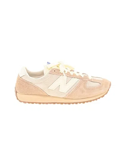 Pre-owned New Balance Sneakers In Tan