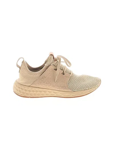 Pre-owned New Balance Sneakers In Tan