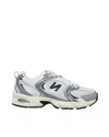 New Balance Lightweight Sneakers With Mesh And Rubber Sole In Silver