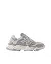 New Balance Mens Slate Grey White Grey 9060 Suede And Mesh Low-top Trainers In Gray