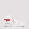 New Balance 650 High-top Sneakers In White With Astro Dust And Angora