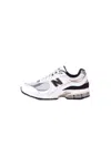 New Balance Mesh Upper 2002 Rubber Outsole Sneakers In Bianco Chiari E Naturali