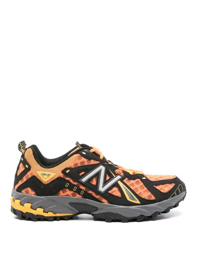 New Balance Sneakers With Side Logo In Orange