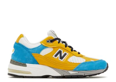 New Balance Sneakersnstuff X  Wmns 991 Made In England 'blue Yellow'