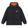 New Balance Soft Alpine Icon Down Jacket 'black Orange'