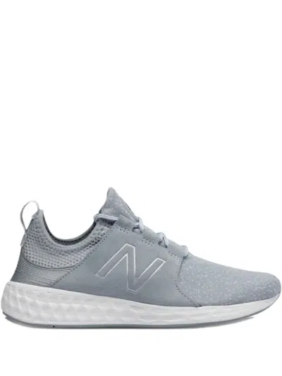 New Balance Speckled Fabric Trainers In Gray
