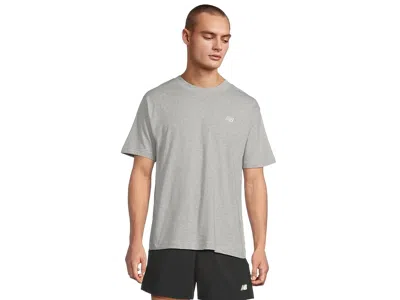 New Balance Sport Essentials Cotton T-shirt In Gray