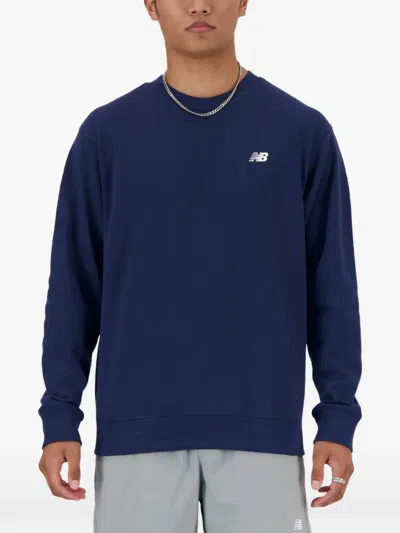 New Balance Sport Essentials Crew-neck Sweatshirt In Blue