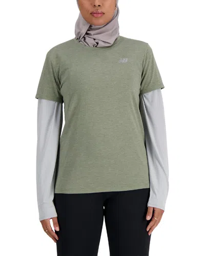 NEW BALANCE NEW BALANCE SPORT ESSENTIALS HEATHERTECH T-SHIRT