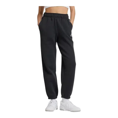New Balance Sport Essentials Joggers Tapered Leg Pants In Black Fleece Women
