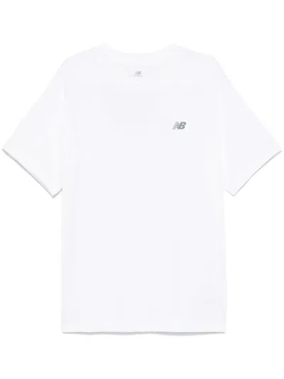 New Balance Sport Essentials Logo T-shirt In White
