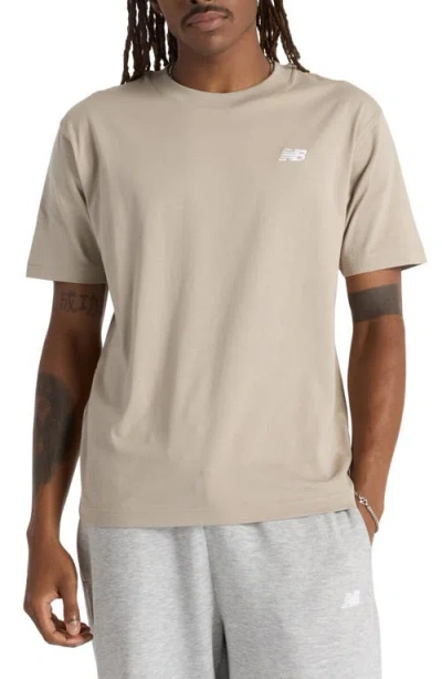 New Balance Sport Essentials Relaxed Fit Cotton T-shirt In Neutral