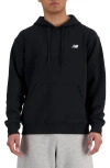 New Balance Sport Essentials Relaxed Fit Fleece Pullover Hoodie In Black