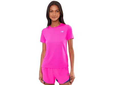 New Balance Sport Essentials T-shirt Women's Clothing Pink Heat: Xs