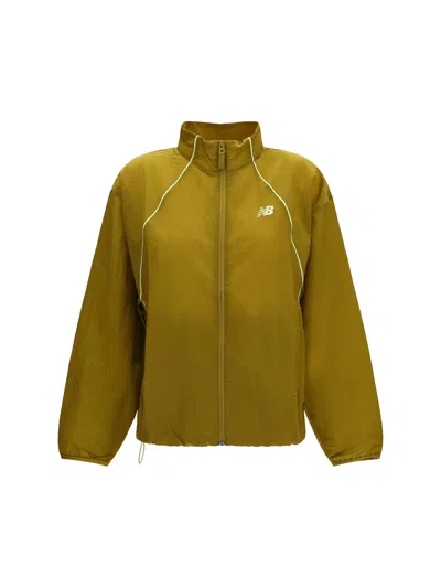 New Balance Sport Legacy Jacket In Basil Oil