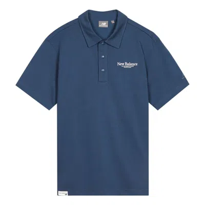 New Balance Sport Lifestyle Polo Tee 'blue'