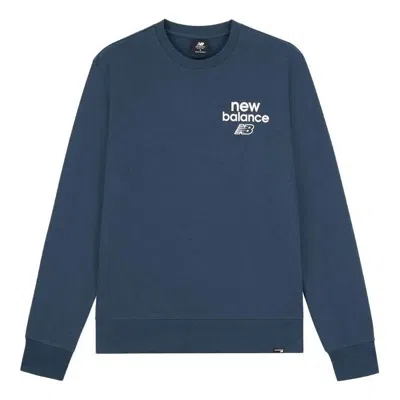 New Balance Sport Seasonal Sweatshirt 'navy' In Blue