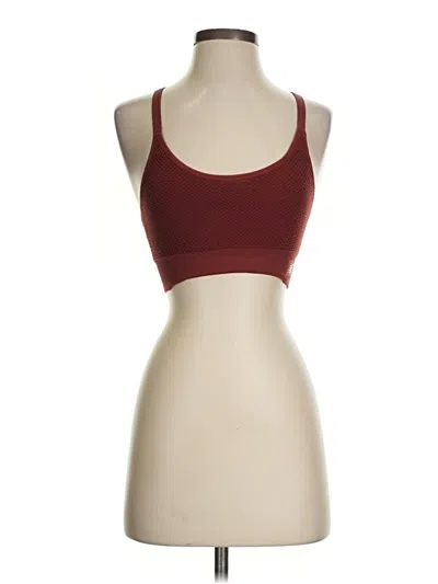 Pre-owned New Balance Sports Bra In Burgundy