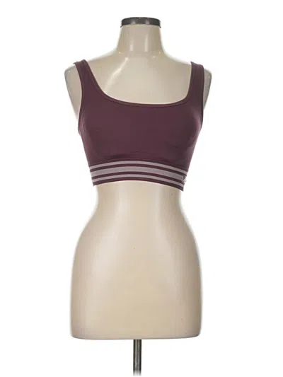 Pre-owned New Balance Sports Bra In Burgundy