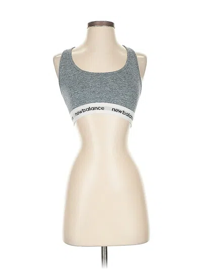 Pre-owned New Balance Sports Bra In Gray