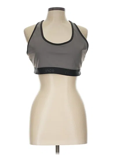 Pre-owned New Balance Sports Bra In Gray