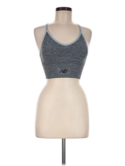 Pre-owned New Balance Sports Bra In Gray