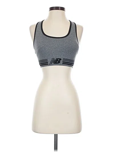 Pre-owned New Balance Sports Bra In Gray