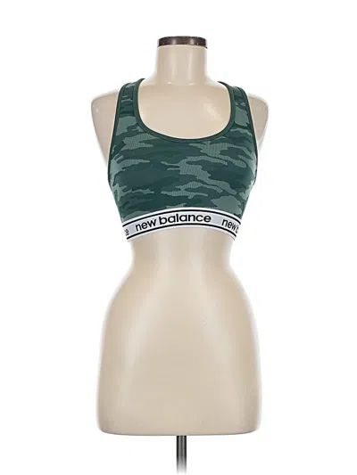 Pre-owned New Balance Sports Bra In Green