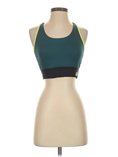 Pre-owned New Balance Sports Bra In Green