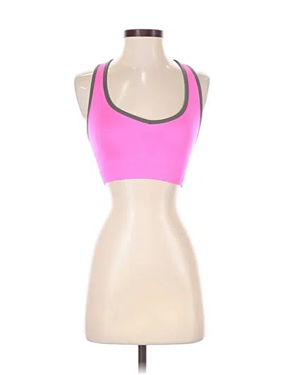 Pre-owned New Balance Sports Bra In Pink