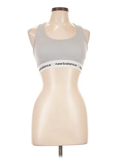 Pre-owned New Balance Sports Bra In Silver