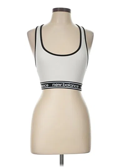 Pre-owned New Balance Sports Bra In Silver