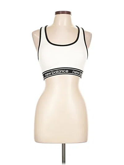 Pre-owned New Balance Sports Bra In White