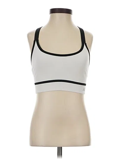 Pre-owned New Balance Sports Bra In White