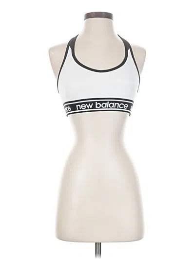 Pre-owned New Balance Sports Bra In White
