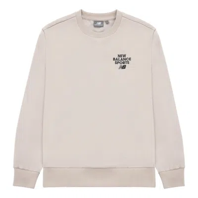 New Balance Sportswear Sweatshirt 'beige' In Brown