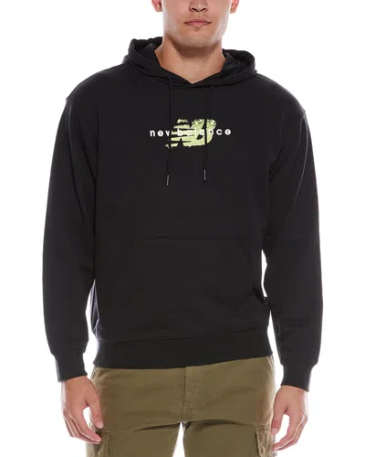 New Balance Spray Paint Hoodie In Black