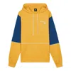 New Balance Stitching Hooded Sweater All-match Pullover Men's Yellow
