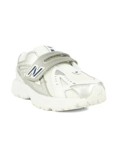 New Balance Kids' Strap Detail Sneakers In White