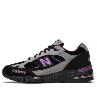 New Balance Stray Rats X 991 Made In England 'black Purple'