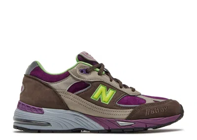 New Balance Stray Rats X  Wmns 991 Made In England 'purple Green'