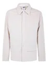 New Balance Overshirt With Stretch Corduroy Fabric In Metallic