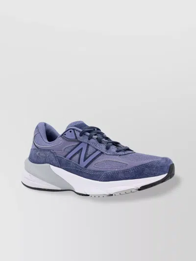 New Balance Suede And Nylon Sneakers In Blue