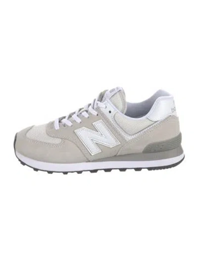 Pre-owned New Balance Suede Athletic Sneakers In Gray