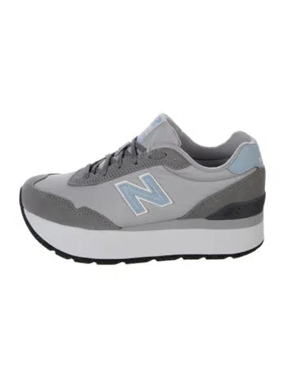 Pre-owned New Balance Suede Colorblock Pattern Athletic Sneakers In Green