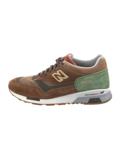 Pre-owned New Balance Suede Colorblock Pattern Sneakers In Multi