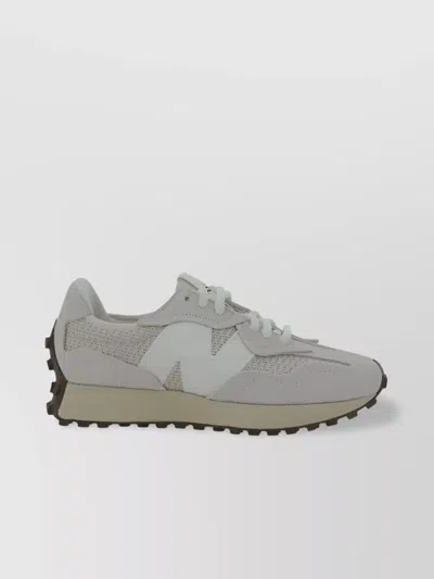 New Balance Suede Mesh Panel Sneakers In Gray