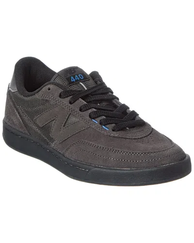 New Balance Suede Sneaker In Black
